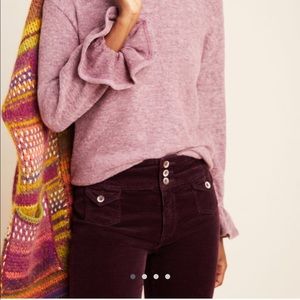 Anthropologie Pilcro High-Rise Bootcut Corduroy